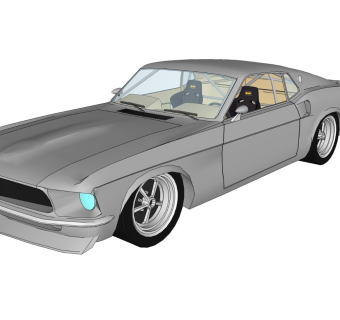 超精细汽车模型 福特 Mustang